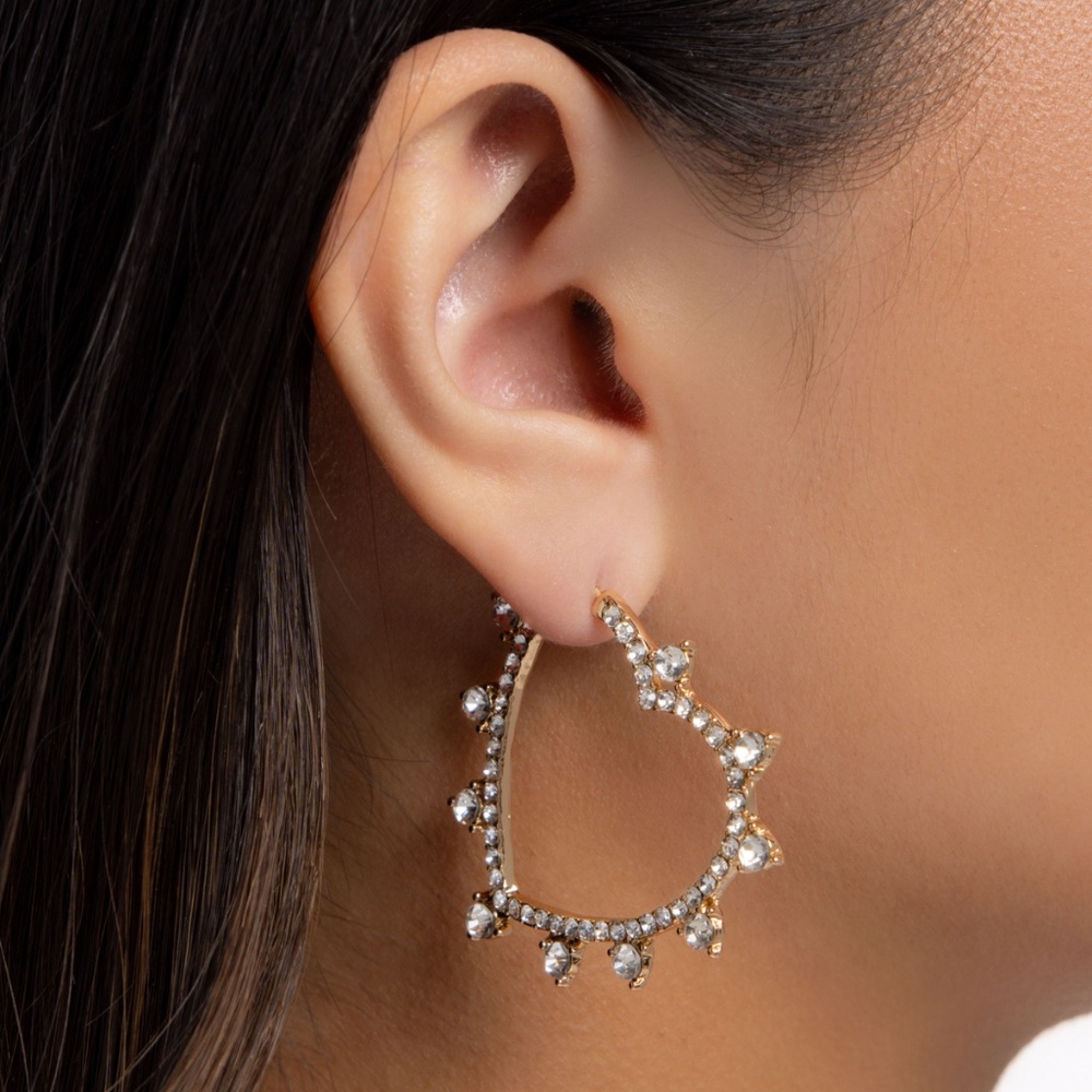 Excessive Elevation - Gold Hoop Earrings
